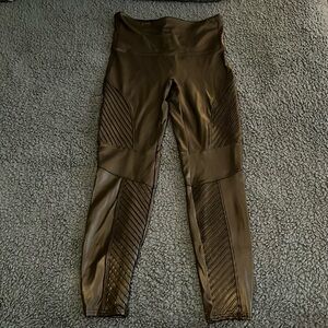Spanx Moto Leggings- faux leather